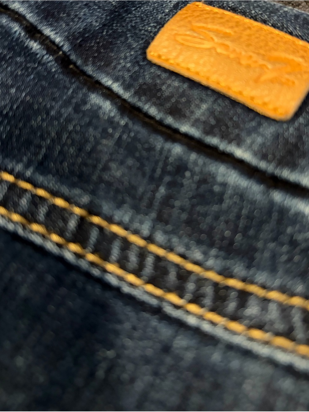 Seven 7 Blue Denim Jeans with Contrast Blue Stitching - Women’s Size 4